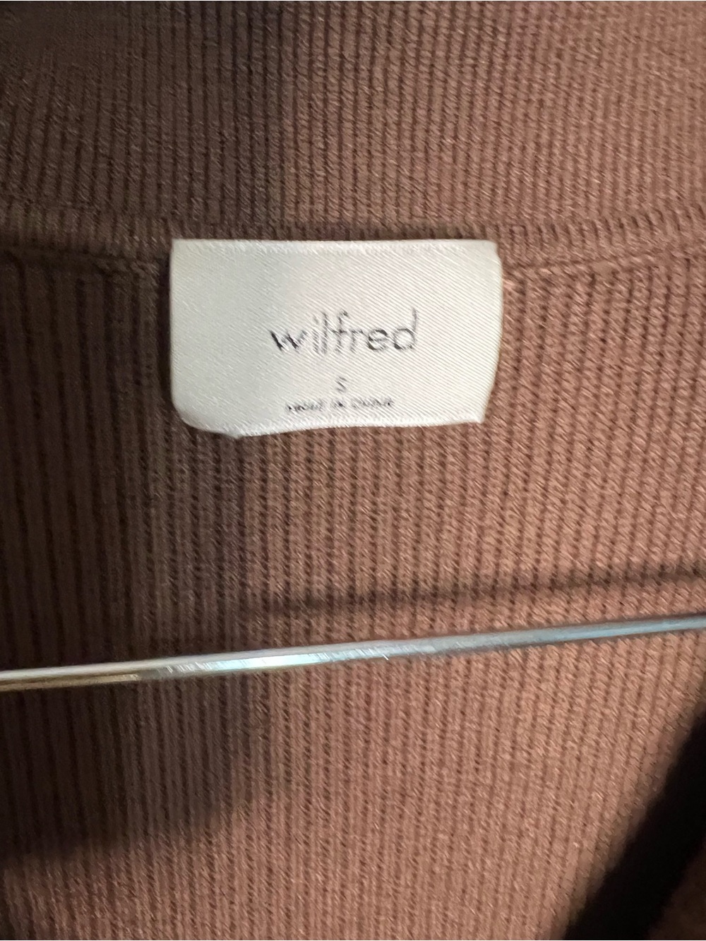 Wilfred Aritzia Cove Chocolate Brown Ribbed Bodycon Sweater Dress - Picture 5 of 10